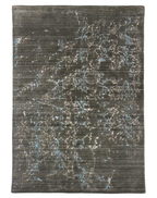 Abstract Charcoal Hand Loom Carpet - Premium Design